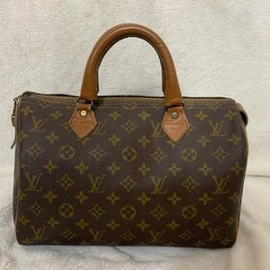 Louis Vuitton French company vintage speedy 30